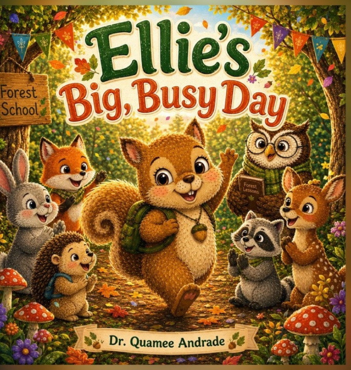 Libro Ellie's Big, Busy Day Dr. Quamee Andrade