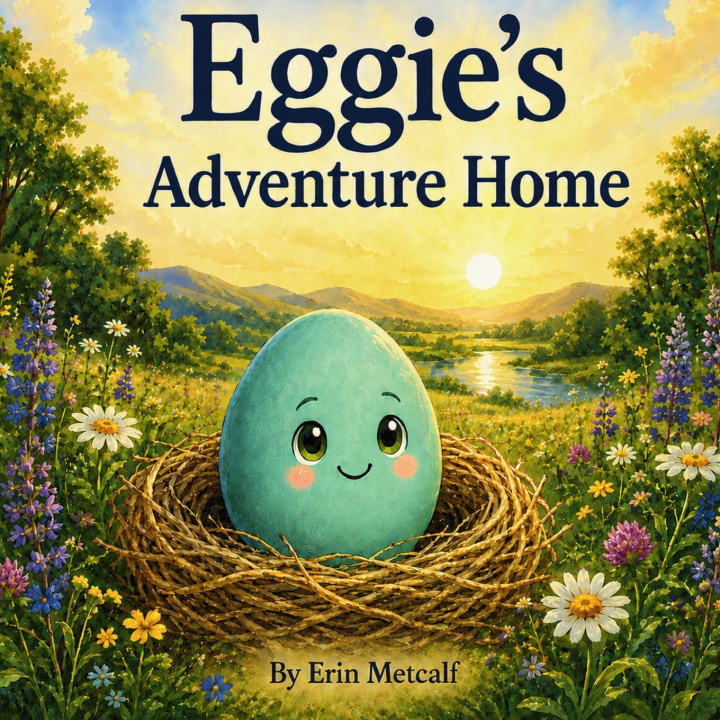 Boek Eggie's Adventure Home Erin Metcalf