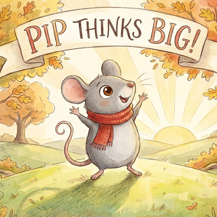 Livro Pip Thinks BIG! Lisa Rose