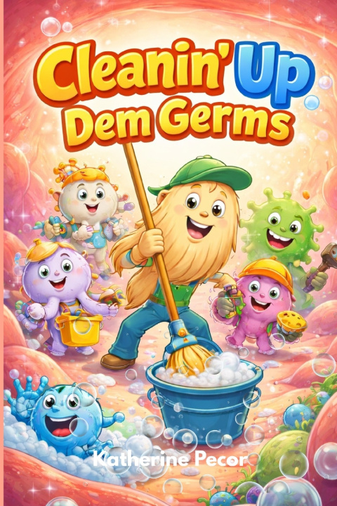 Boek Cleanin' Up Dem Germs Katherine Pecor