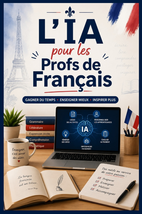 Kniha L'IA pour les Profs de Français Virginie Beaufort