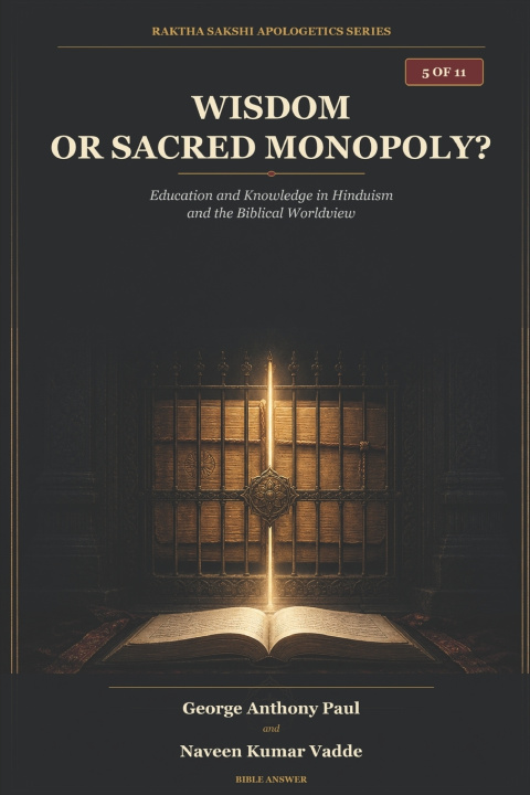 Könyv Wisdom or Sacred Monopoly? Naveen Kumar Vadde
