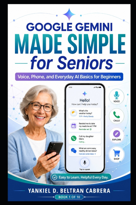 Книга Google Gemini Made Simple for Seniors Yankiel D Beltran Cabrera