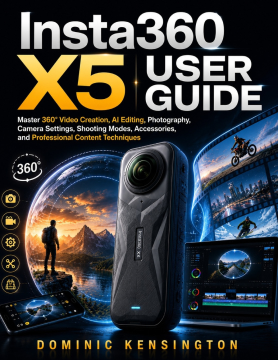 Kniha Insta360 X5 User Guide Dominic Kensington