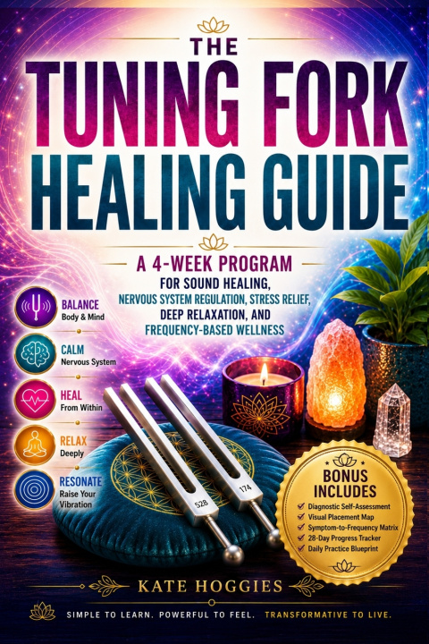 Buch The Tuning Fork Healing Guide Book Kate Hoggies