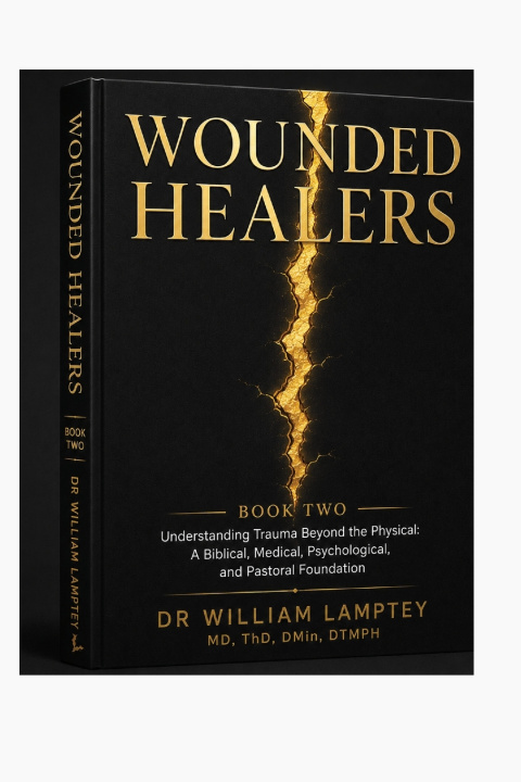 Carte WOUNDED HEALERS Dr.med.Dr.Dr. William Lamptey