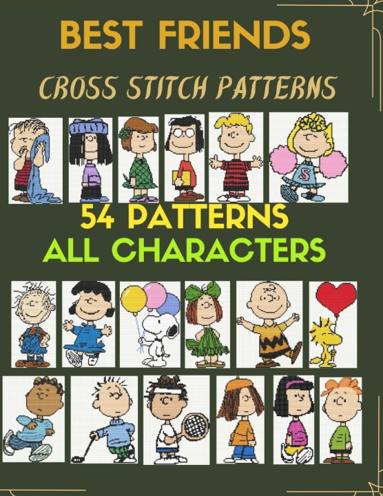Kniha BEST FRIENDS CROSS STITCH PATTERN BASAR BESIMLER