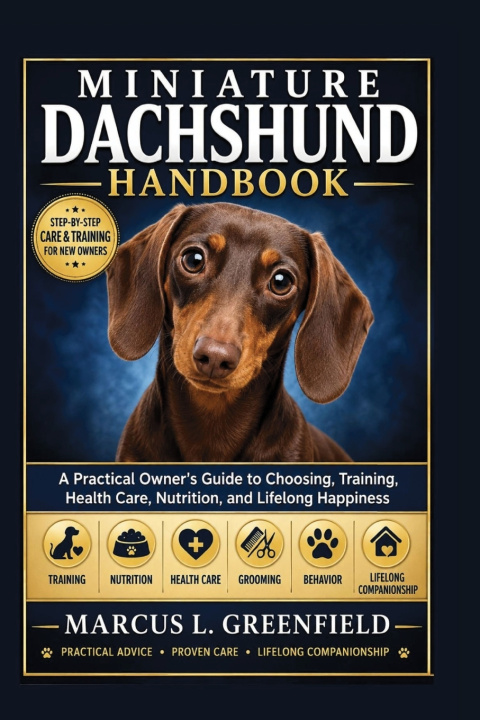 Книга MINIATURE DACHSHUND HANDBOOK Marcus L. Greenfield