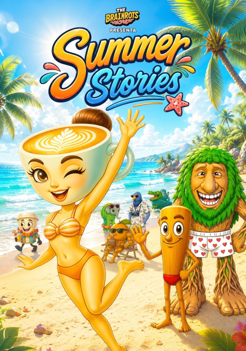 Könyv Summer Stories 2026 - The Brainrots Comics book Maria Agozzino
