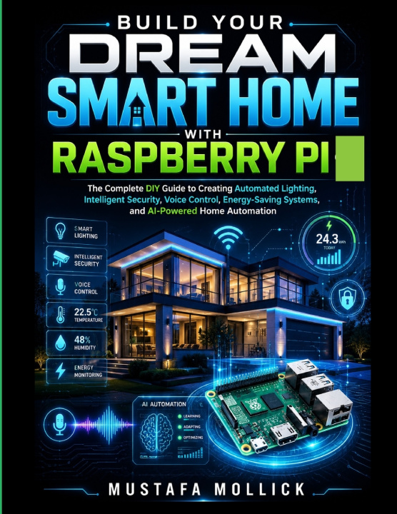 Könyv BUILD YOUR DREAM SMART HOME WITH RASPBERRY PI Mustafa Mollick