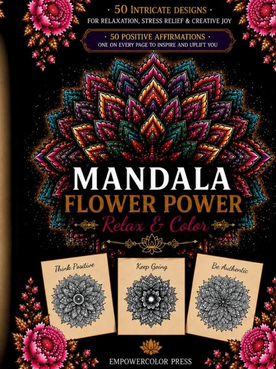 Kniha Mandala Flower Power EmpowerColor Press