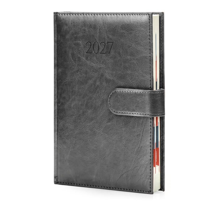 Libro Kalendarz 2027 Business Premium A5 Dzienny Czarny 