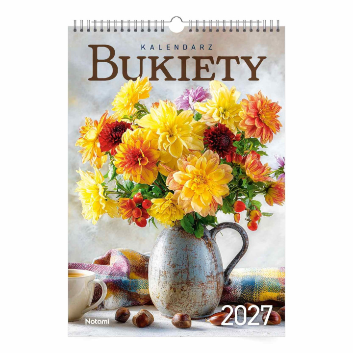 Buch Kalendarz 2027 Ścienny A3 Bukiety 