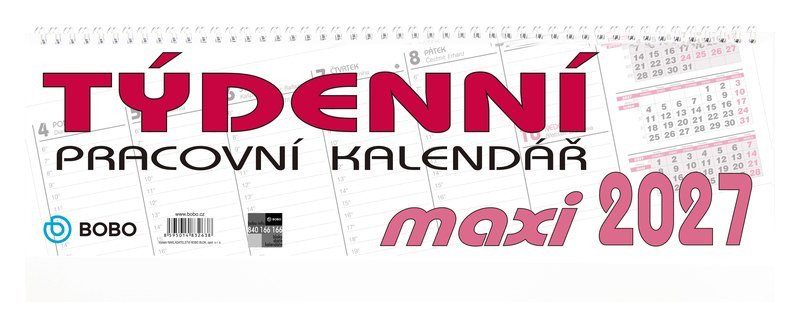 Kalender/Terminbuch Stolní pracovní kalendář 2027 MAXI 