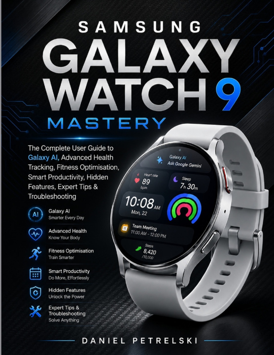 Buch Samsung Galaxy Watch 9 Mastery Daniel Petrelski