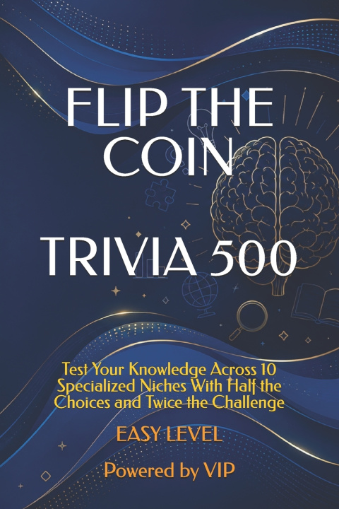 Libro FLIP THE COIN TRIVIA 500 Powered by VIP