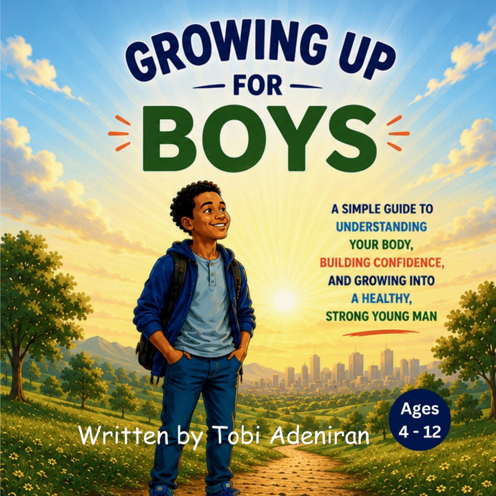 Boek Growing Up for Boys TOBI ADENIRAN