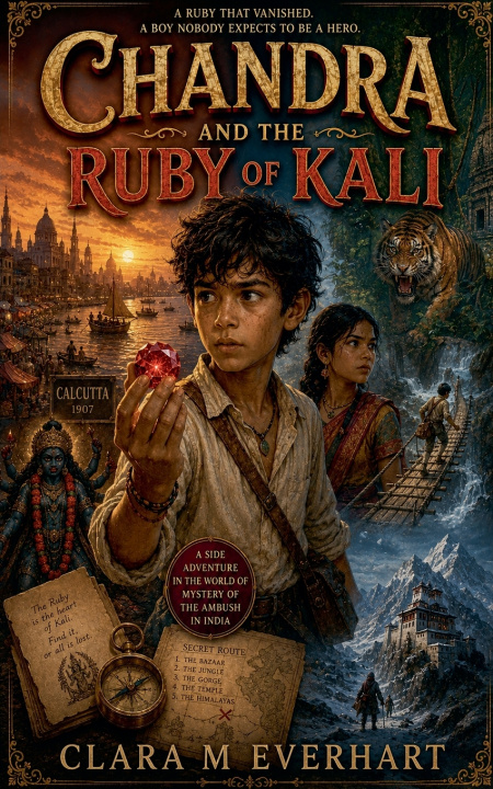Könyv Chandra and the Ruby of Kali Clara M Everhart