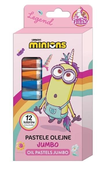Buch Pastele olejne Jumbo Minionki 12 kolorów 