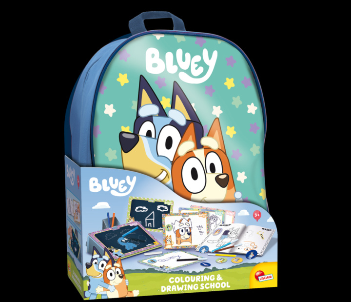 Buch Lisciani Bluey Szkoła rysowania z plecakiem 304-104604 
