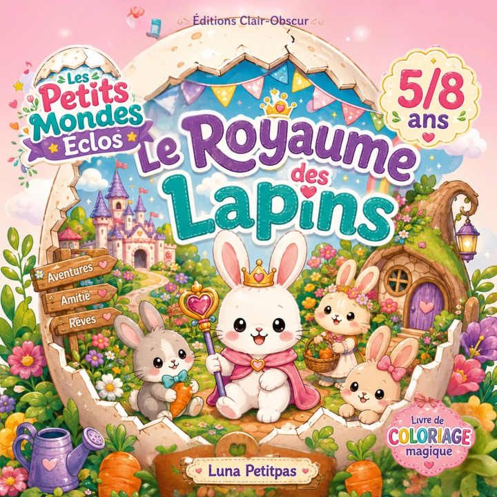 Könyv Les Petits Mondes Éclos - Le Royaume des Lapins Luna Petitpas