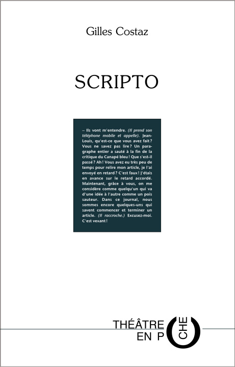 Book SCRIPTO COSTAZ