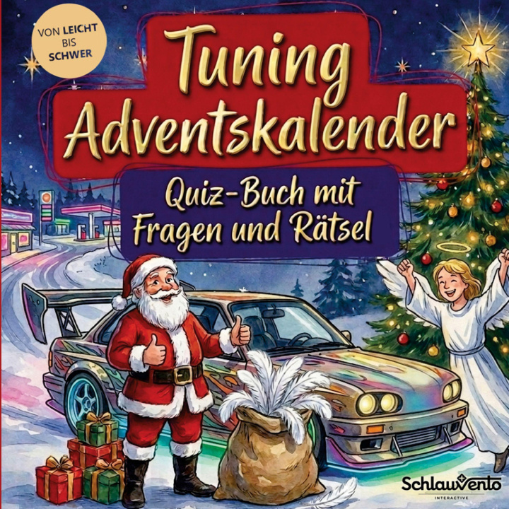 Buch Tuning-Adventskalender: Quiz-Buch mit Fragen und Rätsel Schlauvento Interactive