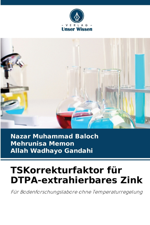 Boek TSKorrekturfaktor für DTPA-extrahierbares Zink Nazar Muhammad Baloch
