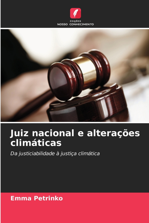 Buch Juiz nacional e alterações climáticas Emma Petrinko