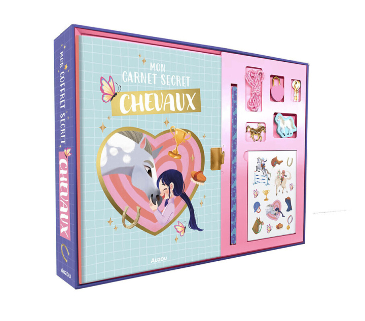 Libro Mon coffret secret chevaux 