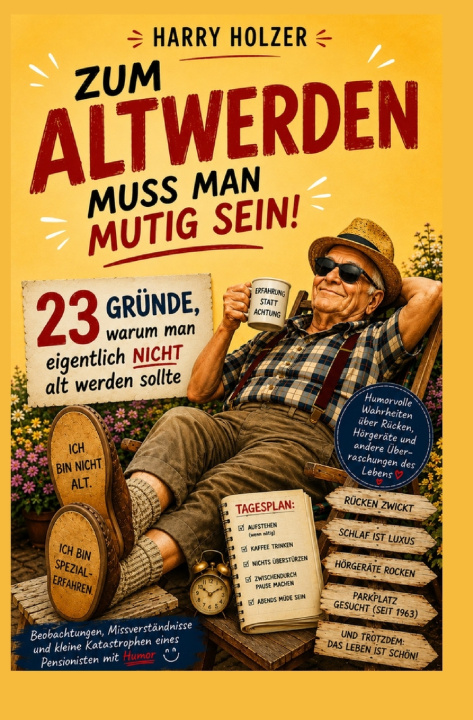 Книга Zum Altwerden muss man mutig sein Harry Holzer