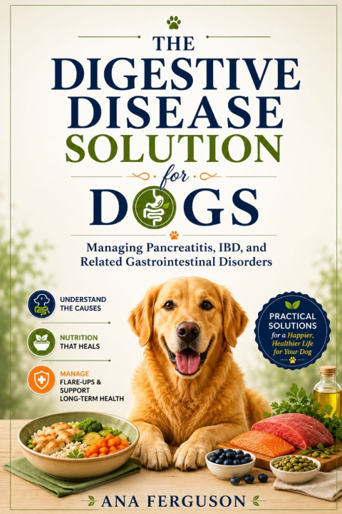 Livro The digestive disease solution for dogs Ana Ferguson