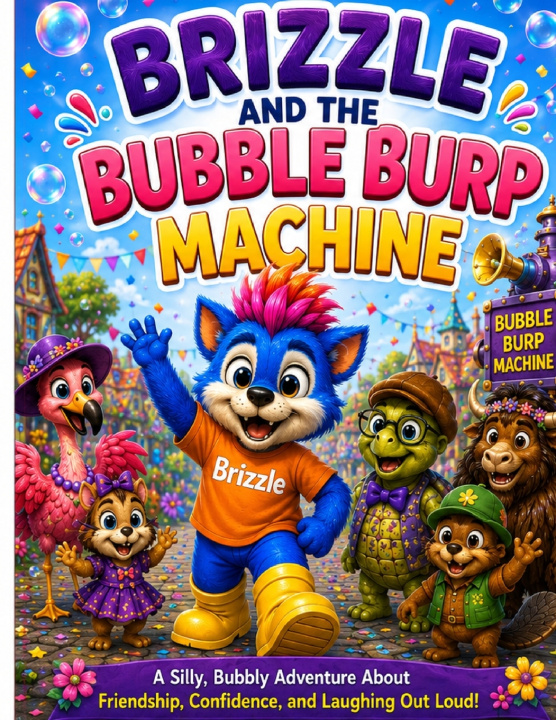 Libro Brizzle and the Bubble Burp Machine PlayFuel Designs