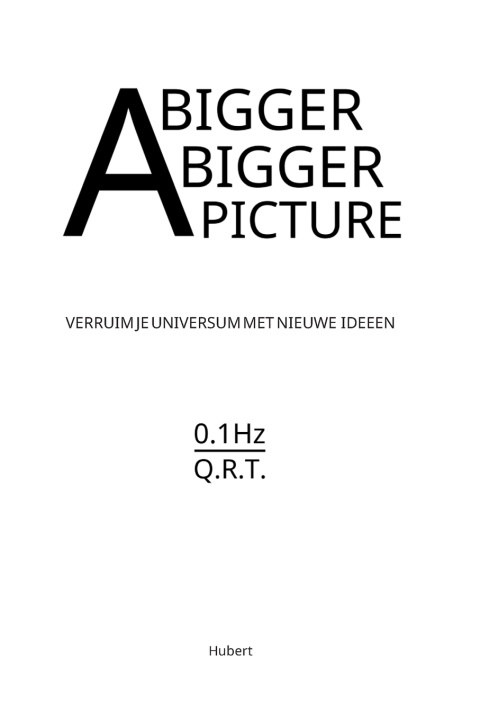 Livro A Bigger Bigger Picture Hubert Jacobus Knulst