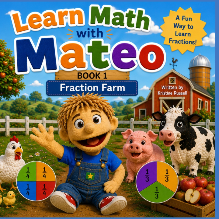 Livro Learn Math with Mateo Kristine Russell