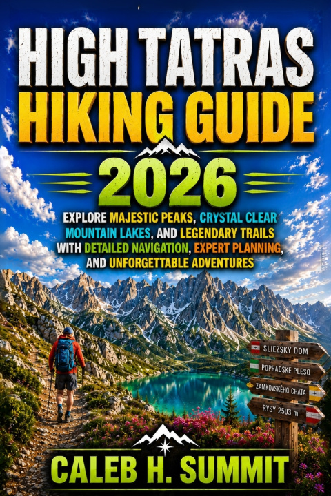 Livro HIGH TATRAS HIKING GUIDE 2026 CALEB H. SUMMIT