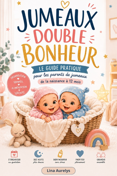 Könyv JUMEAUX DOUBLE BONHEUR Lina Aurelys