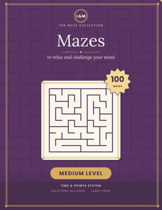 Libro Mazes to Relax Your Mind - Medium Level Morales
