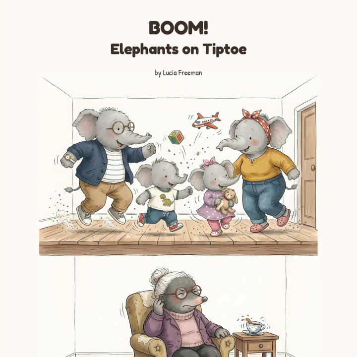 Buch BOOM! Elephants on Tiptoe Lucia Freeman