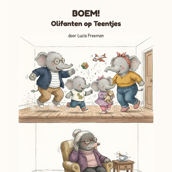 Boek BOEM! Olifanten op Teentjes Lucia Freeman