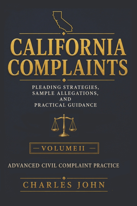 Livro California Complaints Volume II Charles John