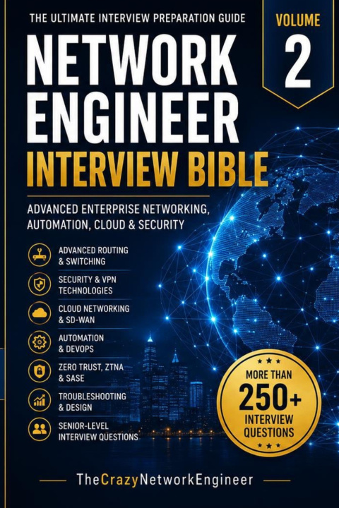Buch Network Engineer Interview Bible TheCrazyNetworkEngineer "