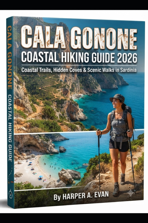 Carte CALA GONONE COASTAL HIKING GUIDE 2026 HARPER A. EVAN