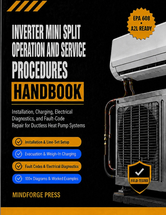 Книга INVERTER MINI SPLIT OPERATION AND SERVICE PROCEDURES HANDBOOK MindForge Press
