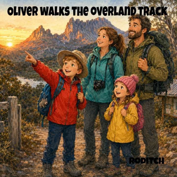 Kniha Oliver Walks the Overland Track Roditch