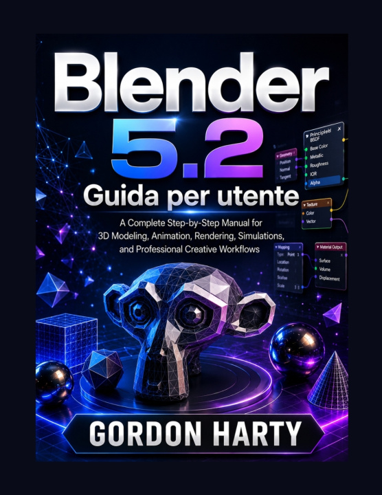 Buch Blender 5.2 Guida per utente GORDON HALTY