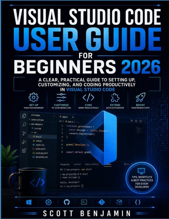 Könyv VISUAL STUDIO CODE USER GUIDE FOR BEGINNERS 2026 SCOTT BENJAMIN