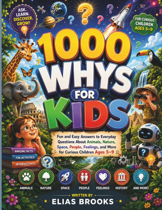 Könyv 1000 WHYS FOR KIDS ELIAS BROOKS