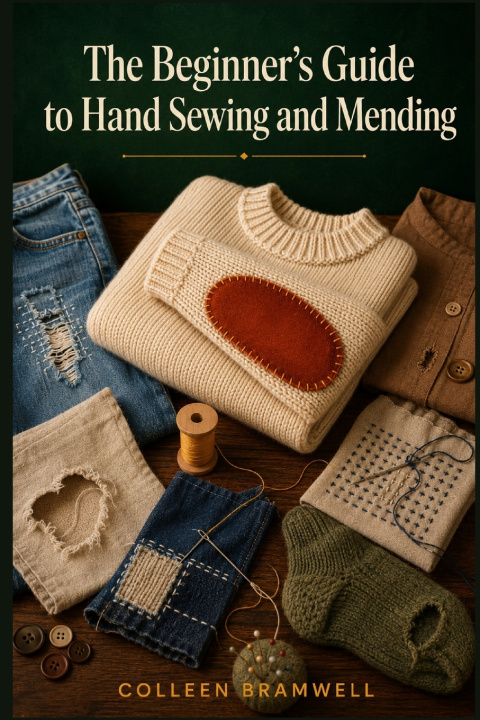 Książka THE BEGINNER'S GUIDE TO HAND SEWING AND MENDING CAELAN THORNWICK