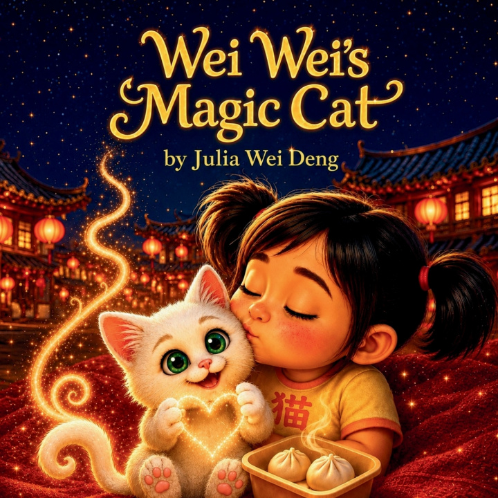 Carte Wei Wei's Magic Cat Julia Wei Deng